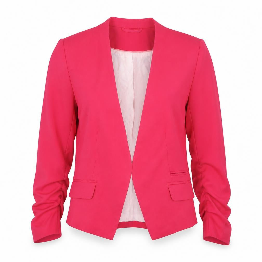H&M Women’s Pink Blazer Jacket Size 8 Slim Fit Lightweight