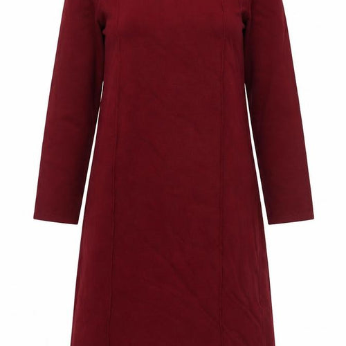 Marks and Spencer Women Red Tall Size 10 Shift Midi Dress