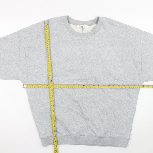 Marks and Spencer Men's Grey XS Los Angeles Embroidered Sweatshirt