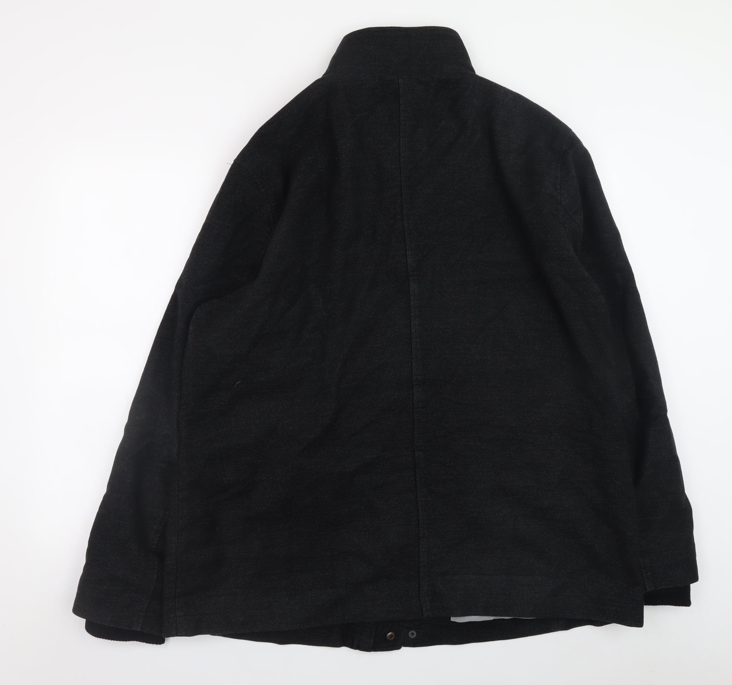 Marks and Spencer Men’s Black Wool Blend 2XL Overcoat Jacket