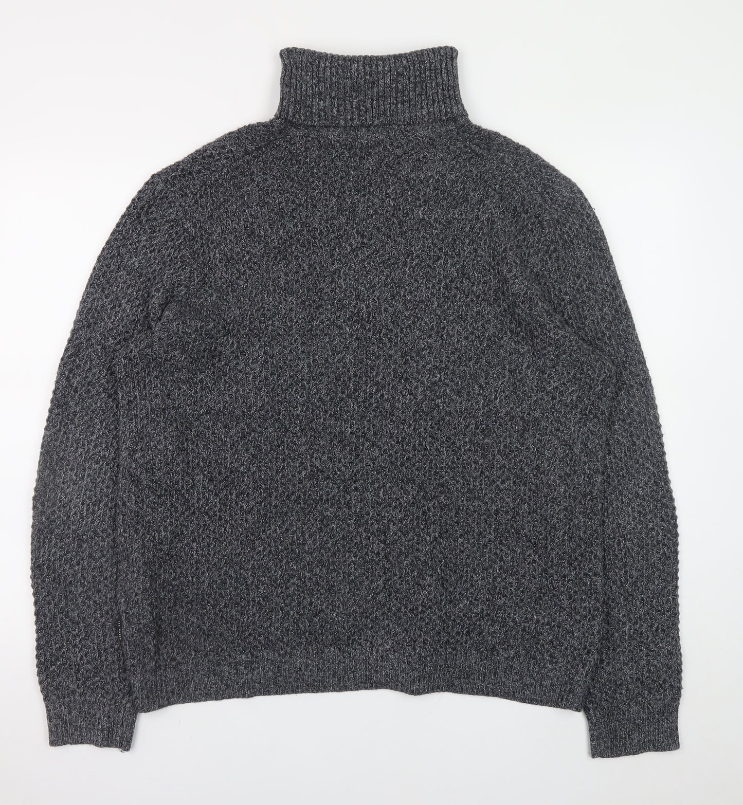 Ted Baker Men's Grey XXL Roll Neck Wool Jumper