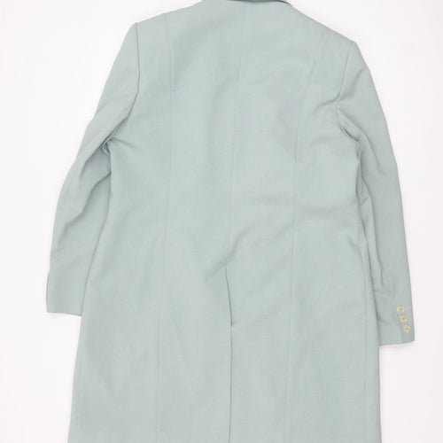 Modern Classics Women’s Green Long Buttoned Overcoat Size 18