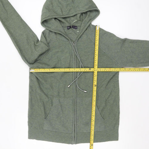 Marks and Spencer Women’s Green Hooded Full Zip Knit Jumper S