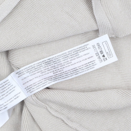Primark Women’s Beige V-Neck Knit Sleeveless Vest XL