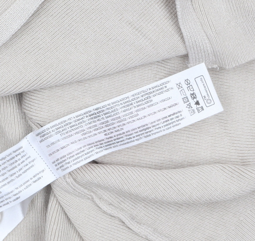 Primark Women’s Beige V-Neck Knit Sleeveless Vest XL