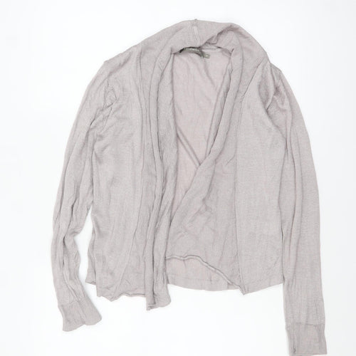 Sandwich Womens Grey Open Knit Long Sleeve Cardigan M