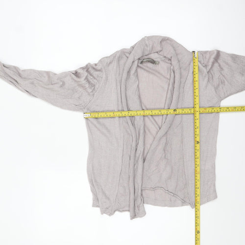 Sandwich Womens Grey Open Knit Long Sleeve Cardigan M