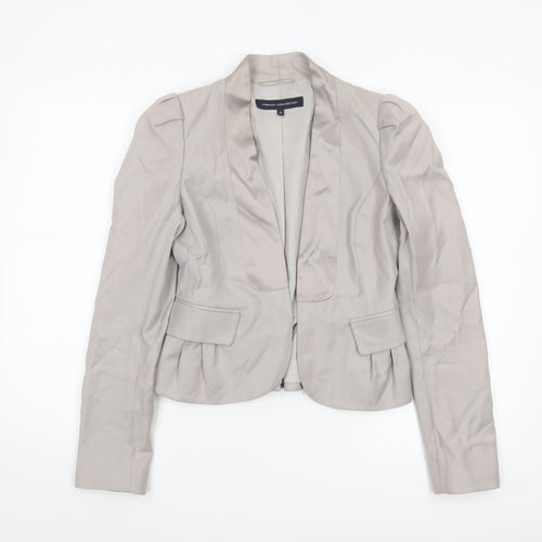 French Connection Women’s Beige Tailored Shawl Blazer Size 8