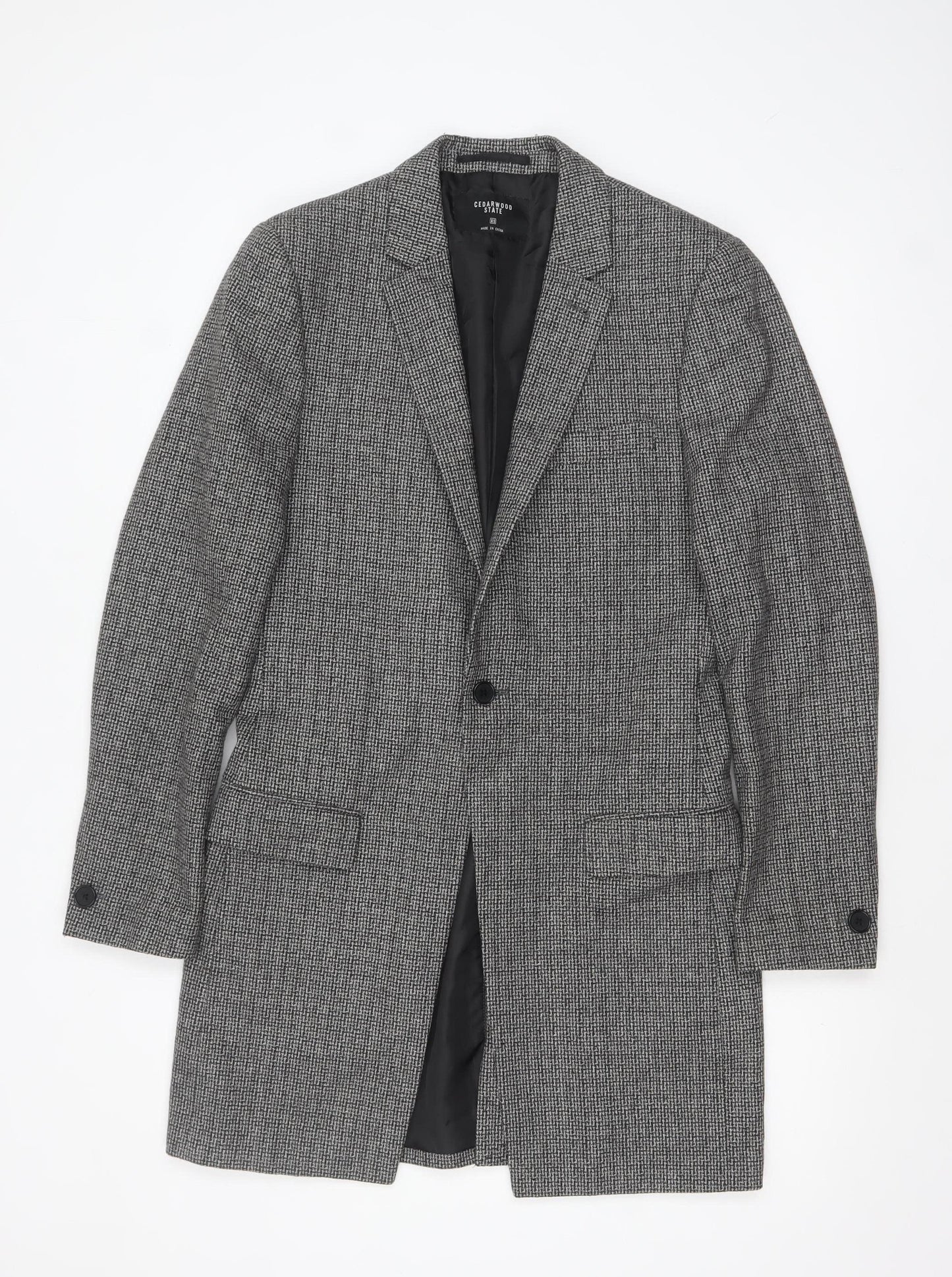 Cedarwood State Men's Grey Tweed Classic Blazer XS