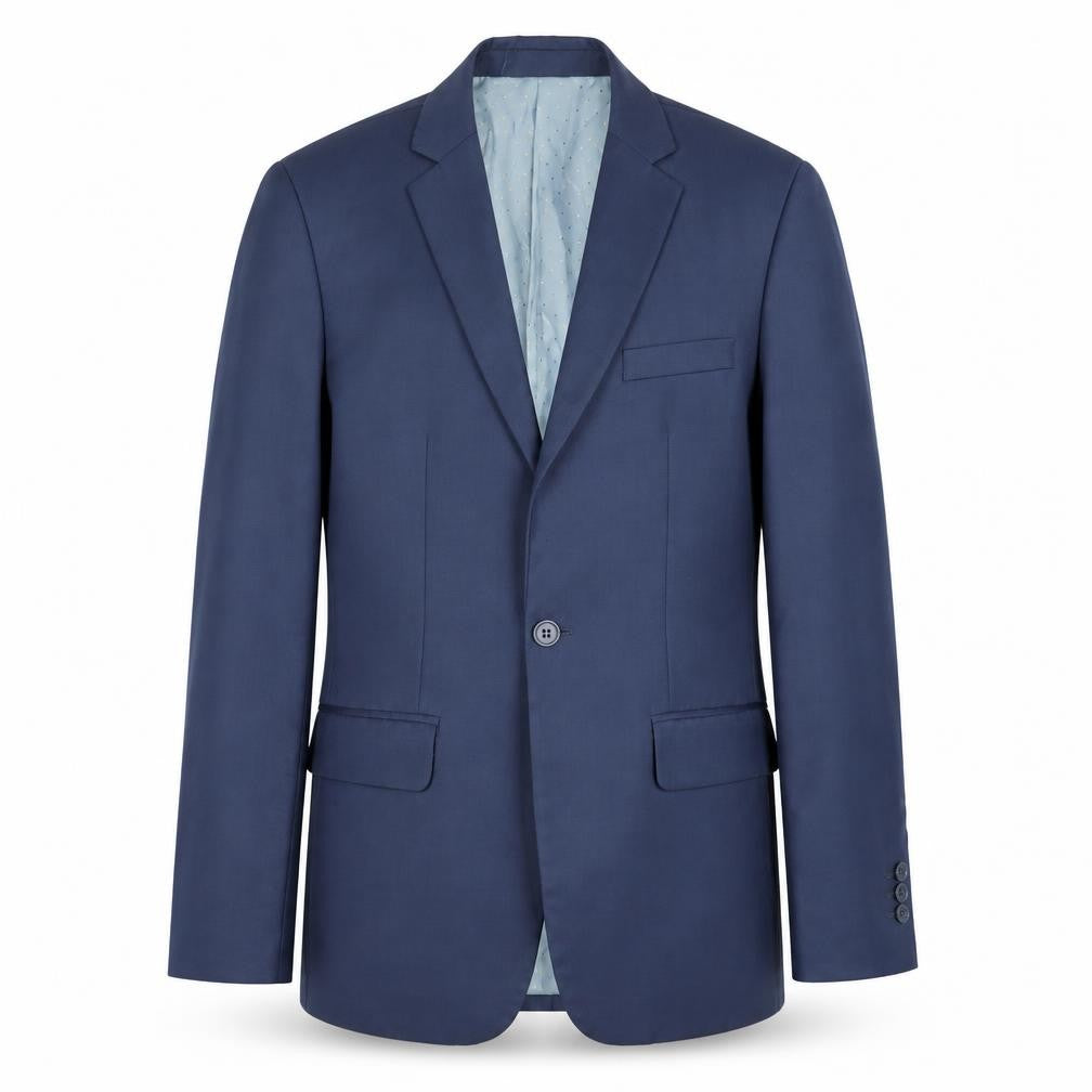 Paisley London Boys Blue Slim Fit Suit Jacket 14 Years Formal Two-Button