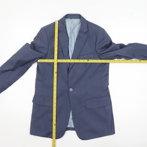 Paisley London Boys Blue Slim Fit Suit Jacket 14 Years Formal Two-Button