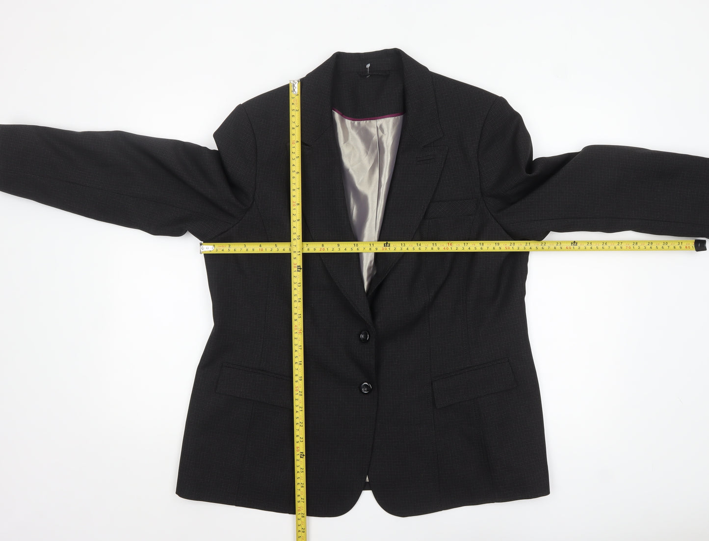 F&F Women Black Size 20 Classic Single-Breasted Suit Jacket