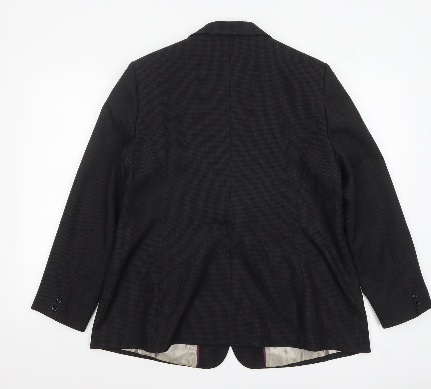 F&F Women Black Size 20 Classic Single-Breasted Suit Jacket
