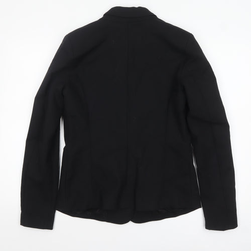 Y.A.S Womens Black Regular Fit One-Button Blazer Jacket Size L