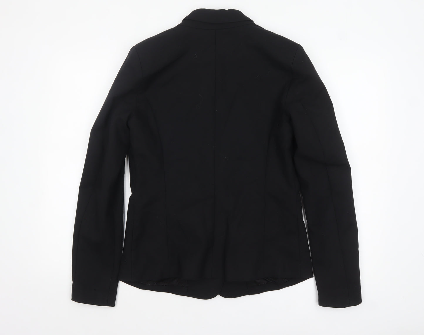 Y.A.S Womens Black Regular Fit One-Button Blazer Jacket Size L