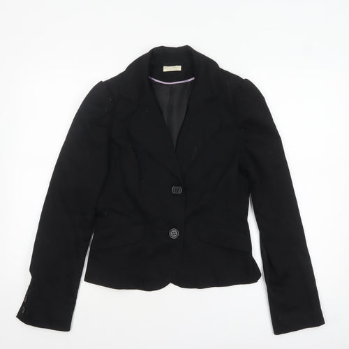 Miss Selfridge Women's Black Size 12 Classic Tailored Blazer Jacket