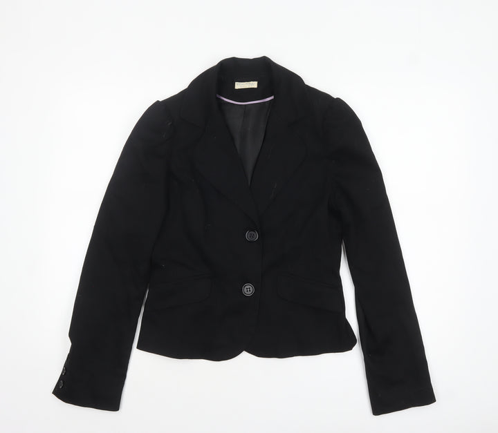Miss Selfridge Women's Black Size 12 Classic Tailored Blazer Jacket