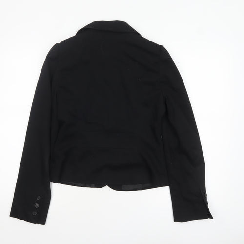 Miss Selfridge Women's Black Size 12 Classic Tailored Blazer Jacket