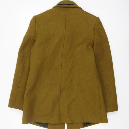 Kesta by David Barry Women’s Brown Wool Blend Mid-Length Coat Size 10