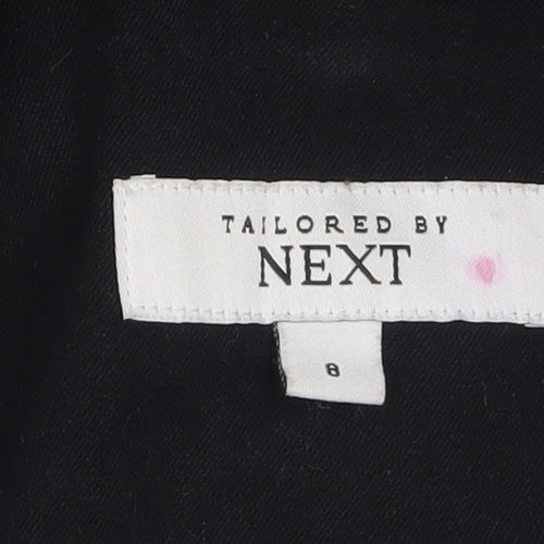 Next Women's Black Size 8 Shawl Collar Tailored Blazer
