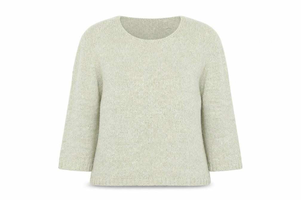 Eastex Women’s Beige Knit Pullover Jumper UK 12 3/4 Sleeve