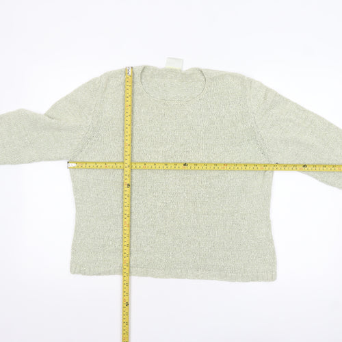 Eastex Women’s Beige Knit Pullover Jumper UK 12 3/4 Sleeve