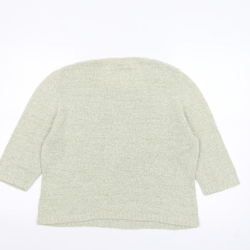 Eastex Women’s Beige Knit Pullover Jumper UK 12 3/4 Sleeve