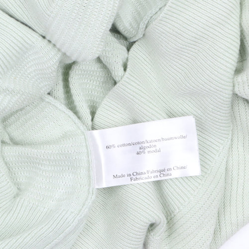 Laura Ashley Women Green Size 10 Crew Neck Lightweight Pullover Jumper