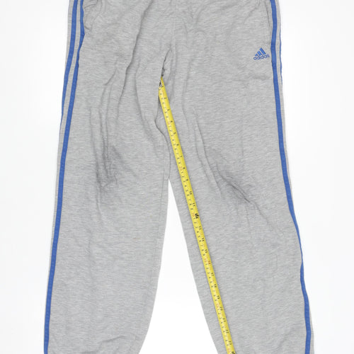 Adidas Men's Grey Track Pants M Performance Essentials