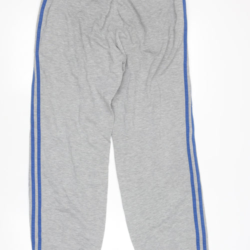 Adidas Men's Grey Track Pants M Performance Essentials