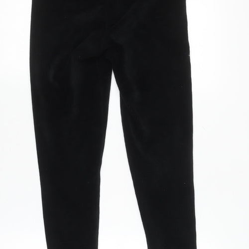 Nutmeg Womens Black Corduroy Stretch Leggings Size 8