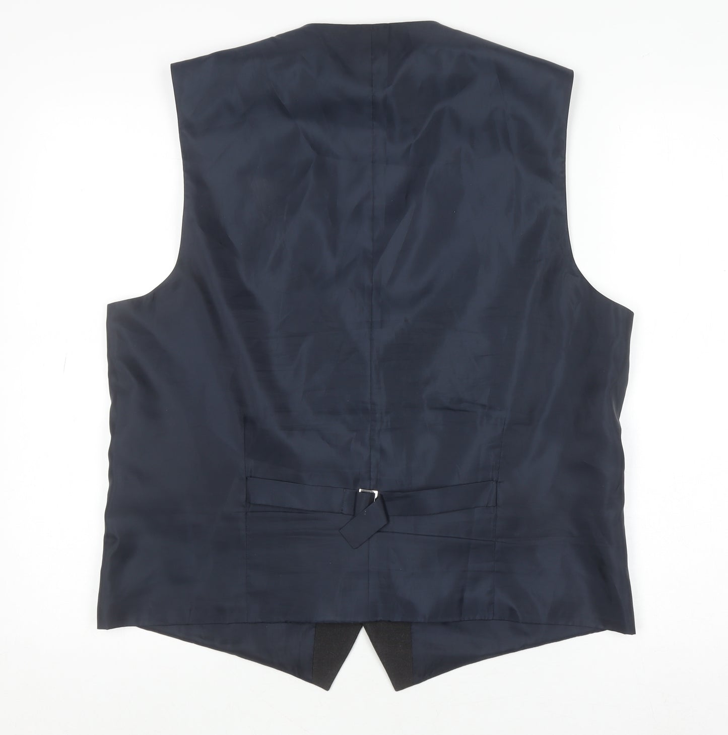 Racing Green Men's Black 42R Regular Fit Formal Waistcoat