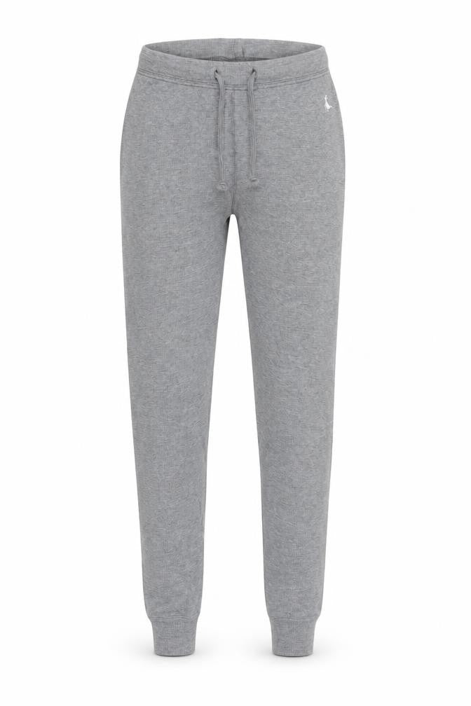 Front view of Jack Wills women’s grey slim fit jogger trousers, size UK 6