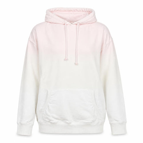 Hush Womens Pink Ombre Pullover Hoodie Size M Organic Cotton