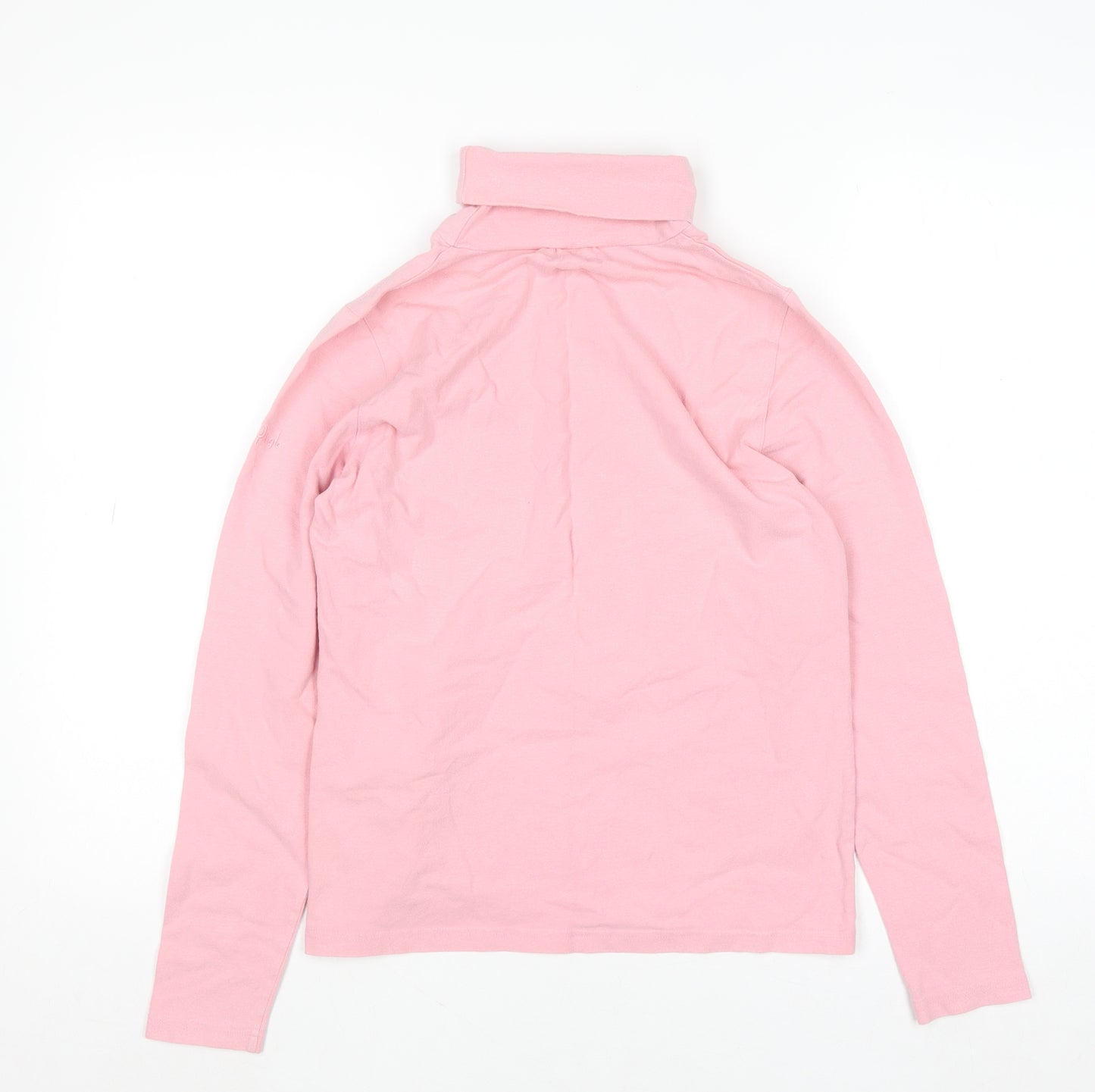 Pringle Women’s Pink Roll Neck Long Sleeve Cotton Jumper M