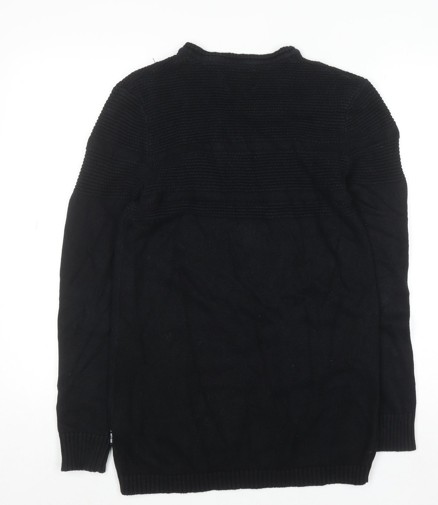 ONLY & SONS Unisex Adults Black S Pullover Knit Jumper