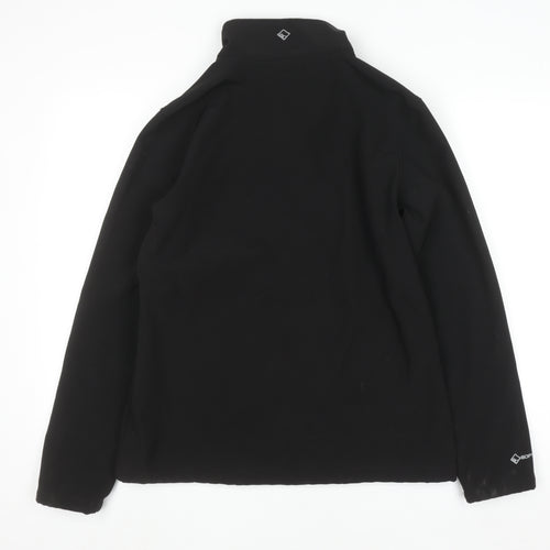 Regatta Great Outdoors Women's Black Softshell Full Zip Jacket Size 10