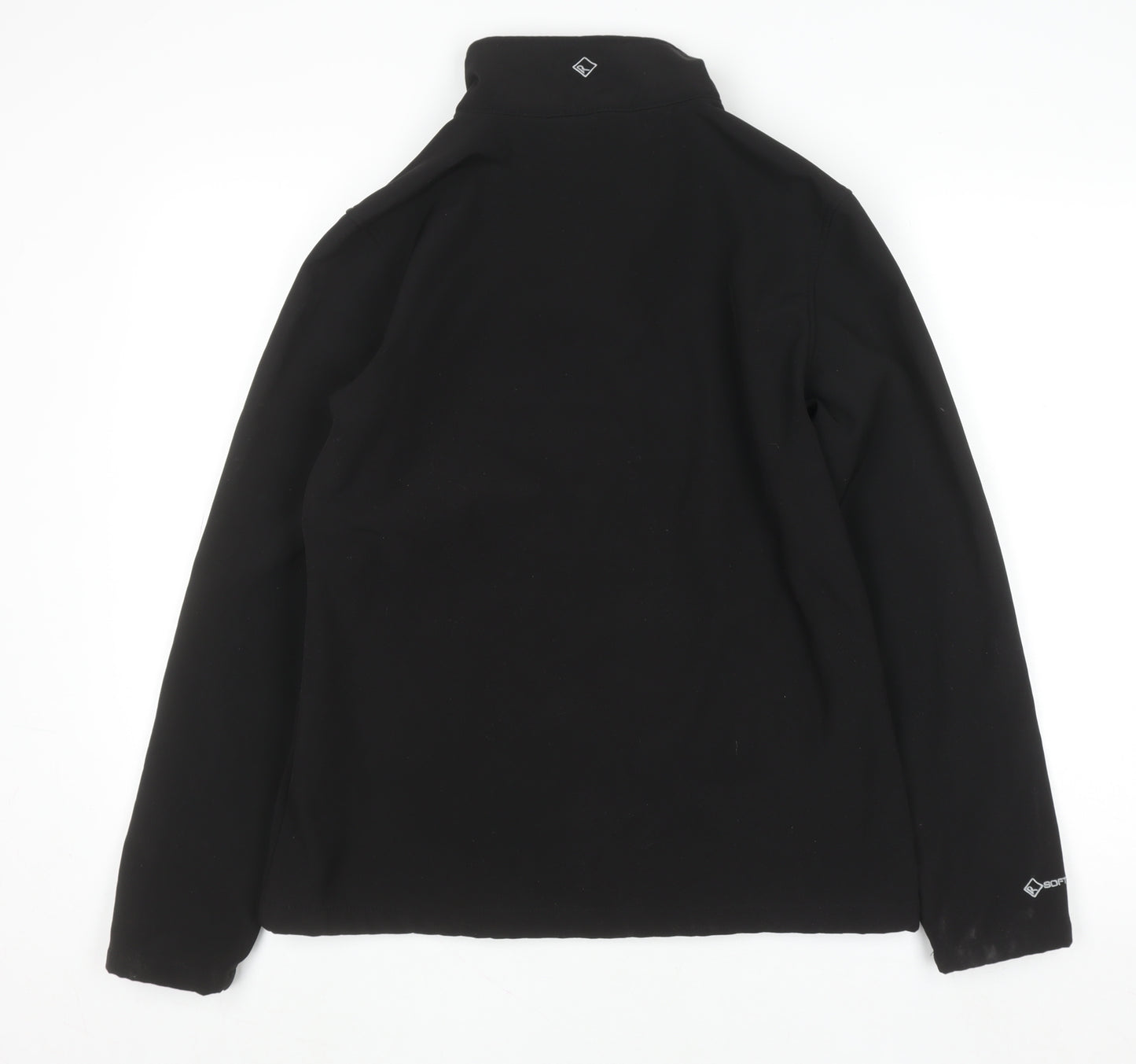 Regatta Great Outdoors Women's Black Softshell Full Zip Jacket Size 10
