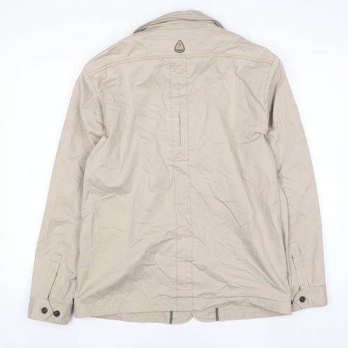 Brook Taverner Men’s Beige Cotton Military Jacket 40R