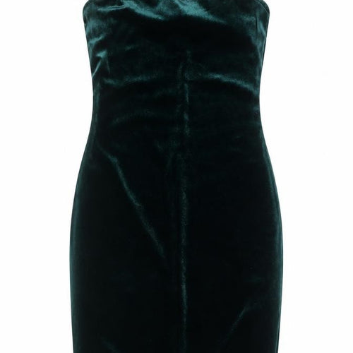 New Look Women’s Green Velvet Bodycon Dress Size 10
