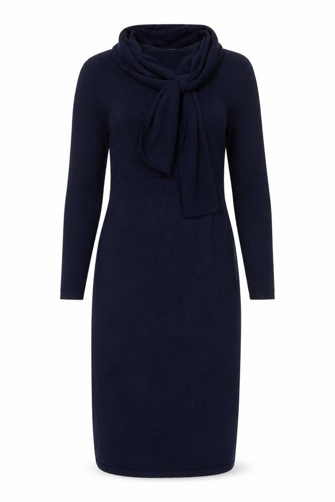 Front view of Fenn Wright Manson Women Blue, size 12, Knit Bodycon Dress