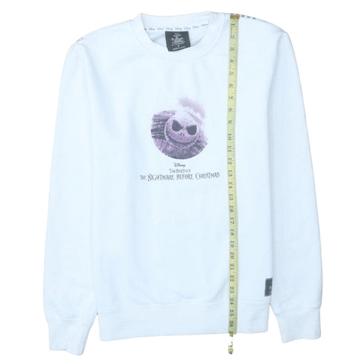 Primark Disney Women's White The Nightmare Before Christmas Sweatshirt M