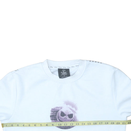 Primark Disney Women's White The Nightmare Before Christmas Sweatshirt M