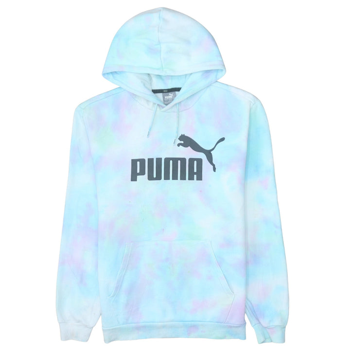 Puma Men’s Multicoloured Tie Dye Pullover Hoodie Size L