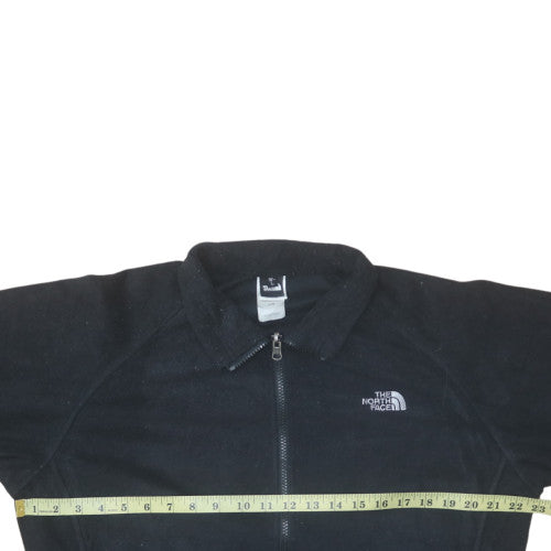 The North Face Womens Black Full Zip Fleece Jacket Size L