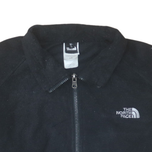 The North Face Womens Black Full Zip Fleece Jacket Size L