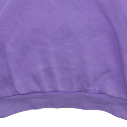 Adidas Women’s Purple 1/2 Zip Hoodie Medium Hooded Sweatshirt