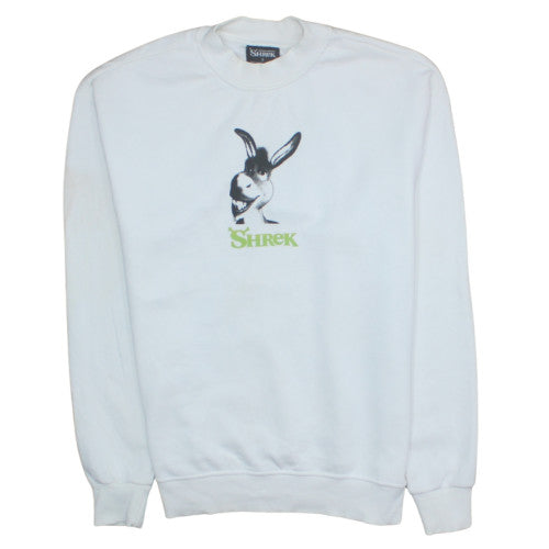 Primark Shrek White Donkey Sweatshirt Women S Cartoon Crew Neck Pullover