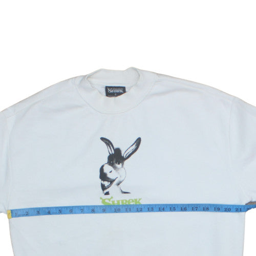 Primark Shrek White Donkey Sweatshirt Women S Cartoon Crew Neck Pullover