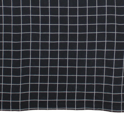 Adidas Womens Black Check Logo T-Shirt Size M Cotton Crew Neck
